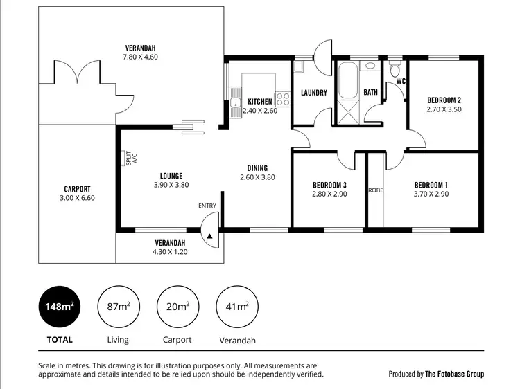 Floorplan of Homely house listing, 6 Palmyra Street, Modbury Heights SA 5092