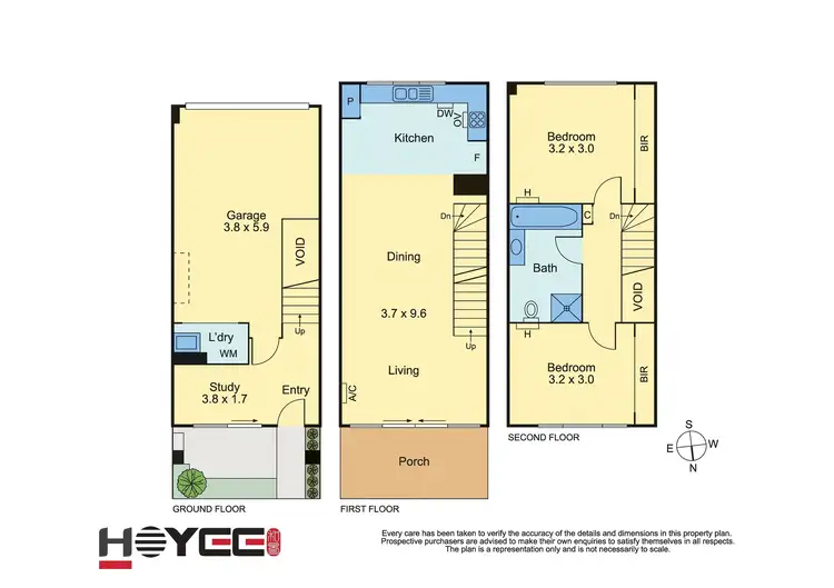 Floorplan of Homely townhouse listing, 3/1 Clearwater Rise Parade, Truganina VIC 3029