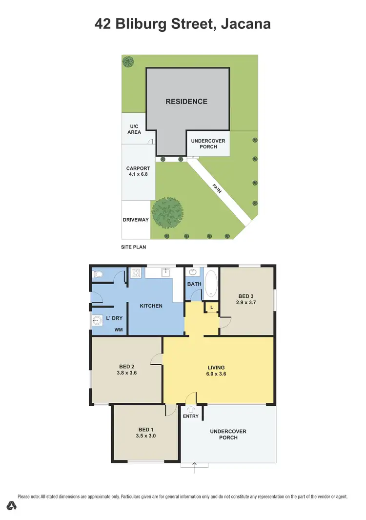 Floorplan of Homely house listing, 42 Bliburg Street, Jacana VIC 3047