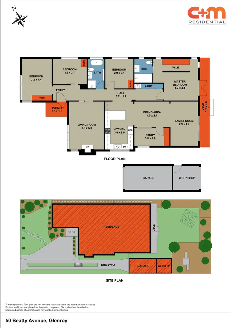 Floorplan of Homely house listing, 50 Beatty Avenue, Glenroy VIC 3046