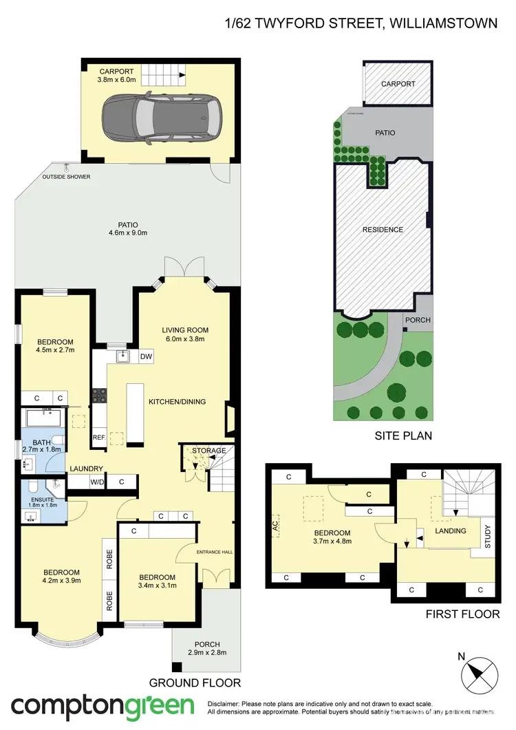 Floorplan of Homely house listing, 62 Twyford Street, Williamstown VIC 3016