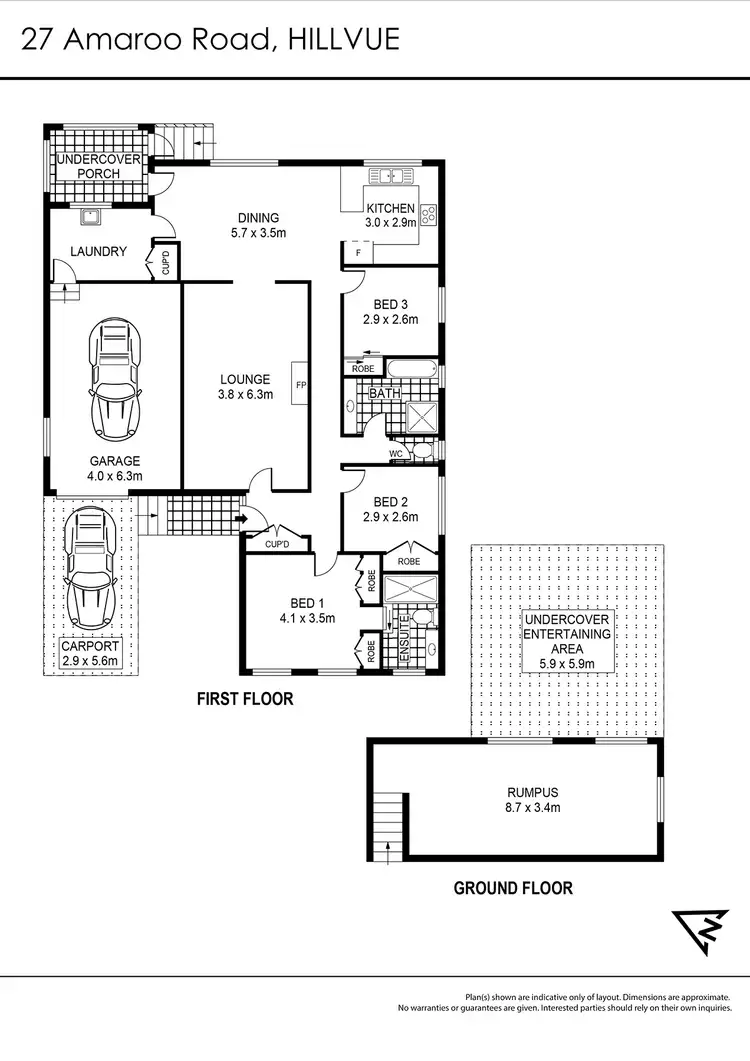 Floorplan of Homely house listing, 27 Amaroo Road, Tamworth NSW 2340