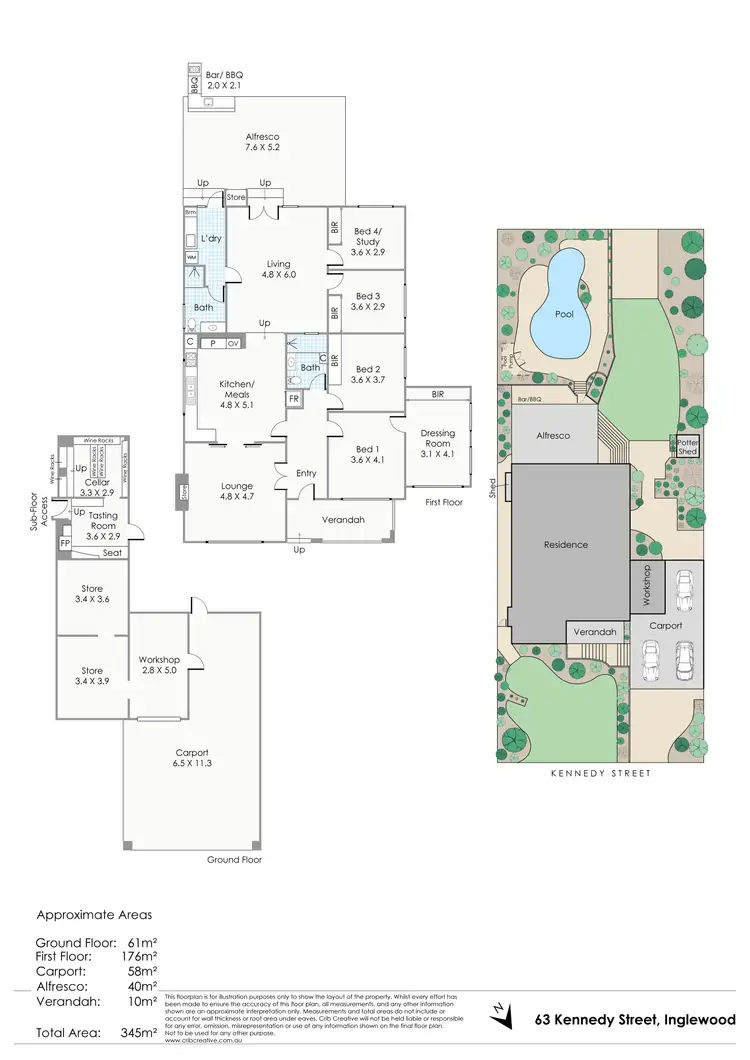 Floorplan of Homely house listing, 63 Kennedy Street, Inglewood WA 6052