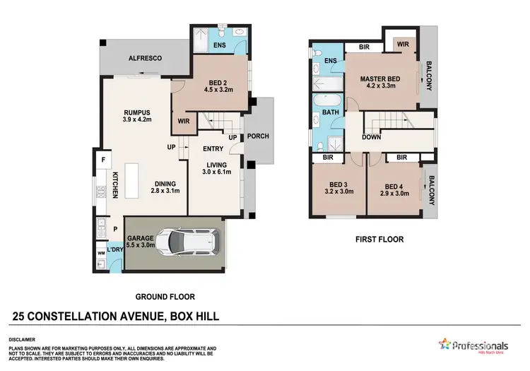 Floorplan of Homely house listing, 25 Constellation Avenue, Box Hill NSW 2765