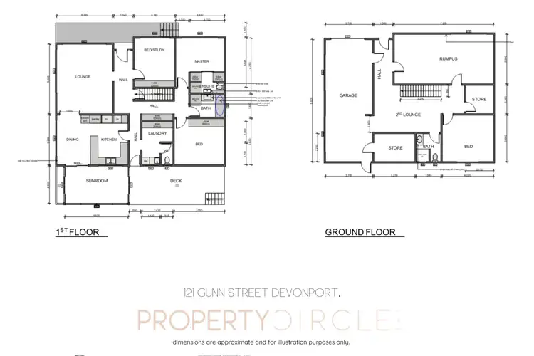 Floorplan of Homely house listing, 121 Gunn Street, Devonport TAS 7310