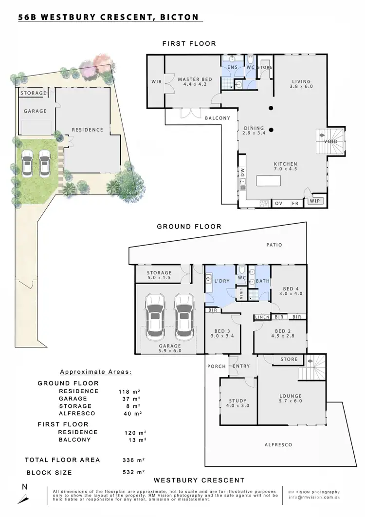 Floorplan of Homely house listing, 56b Westbury Crescent, Bicton WA 6157
