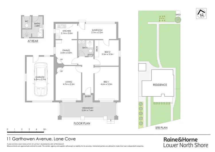 Floorplan of Homely house listing, 11 Garthowen Avenue, Lane Cove NSW 2066