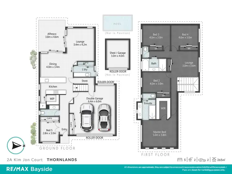 Floorplan of Homely house listing, 2A Kim Jon Court, Thornlands QLD 4164