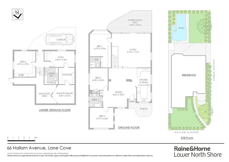 Floorplan of Homely house listing, 66 Hallam Avenue, Lane Cove NSW 2066