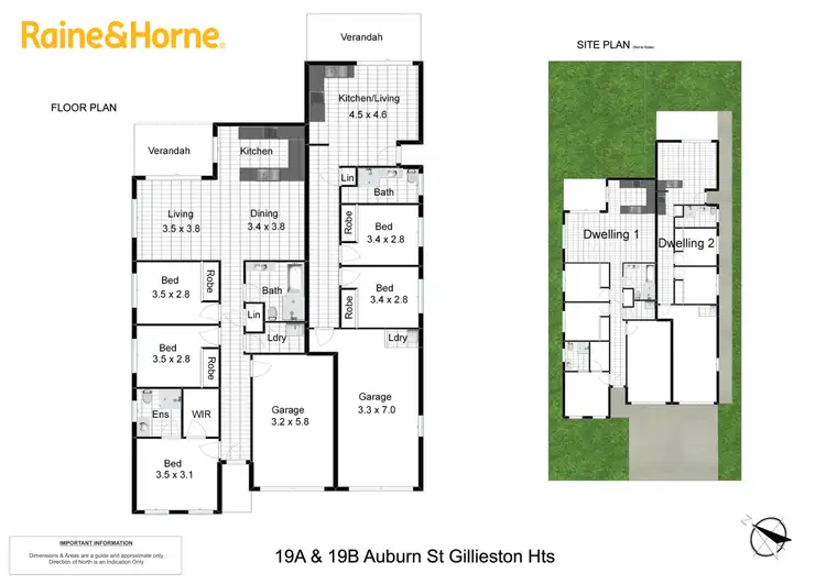 Floorplan of Homely house listing, 19A & 19B Auburn Street, Gillieston Heights NSW 2321