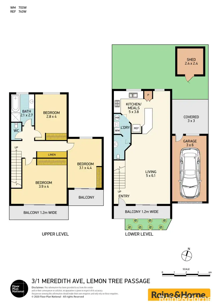 Floorplan of Homely townhouse listing, 3/1 Meredith Avenue, Lemon Tree Passage NSW 2319
