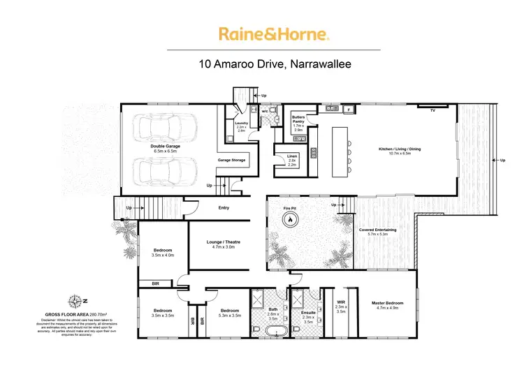 Floorplan of Homely house listing, 10 Amaroo Drive, Narrawallee NSW 2539
