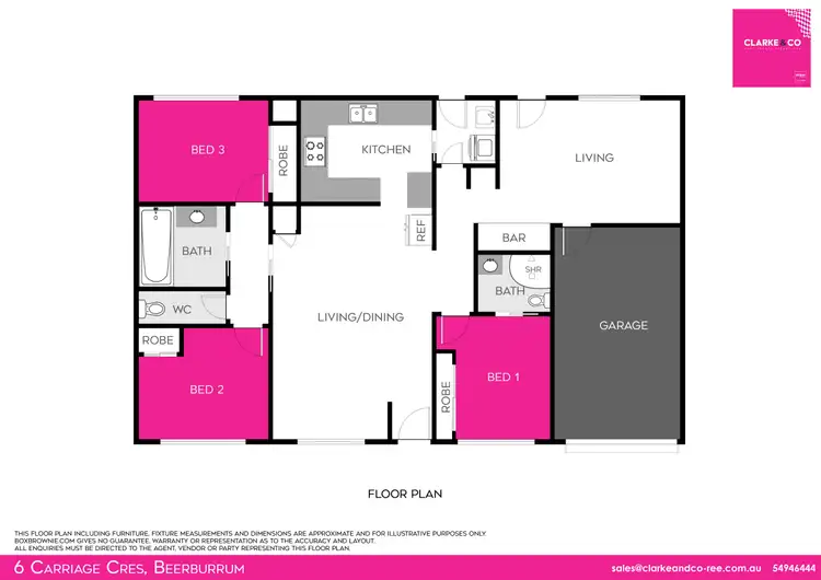 Floorplan of Homely house listing, 6 Carriage Crescent, Beerburrum QLD 4517
