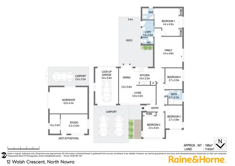 Floorplan of Homely house listing, 12 Walsh Crescent, North Nowra NSW 2541