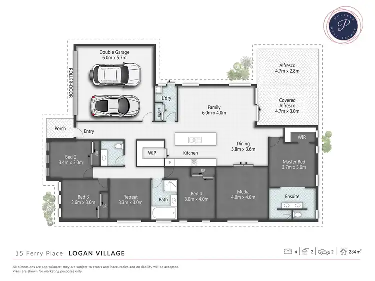 Floorplan of Homely house listing, 15 Ferry Pl, Logan Village QLD 4207