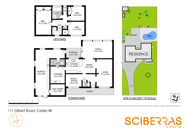 Floorplan of Homely house listing, 111 Gilbert Road, Castle Hill NSW 2154