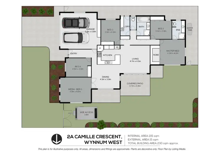 Floorplan of Homely house listing, 2A Camille Crescent, Wynnum West QLD 4178
