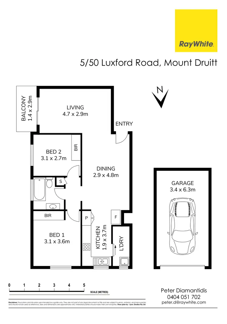 Floorplan of Homely unit listing, 5/50 Luxford Road, Mount Druitt NSW 2770
