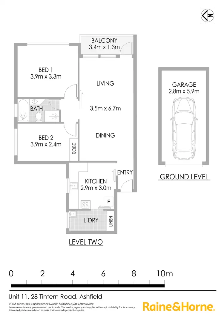 Floorplan of Homely unit listing, 11/28 Tintern Road, Ashfield NSW 2131