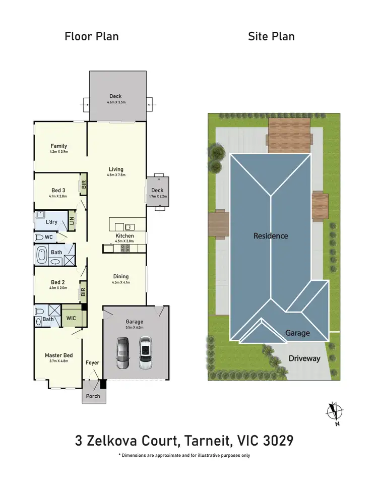 Floorplan of Homely house listing, 3 Zelkova Court, Tarneit VIC 3029