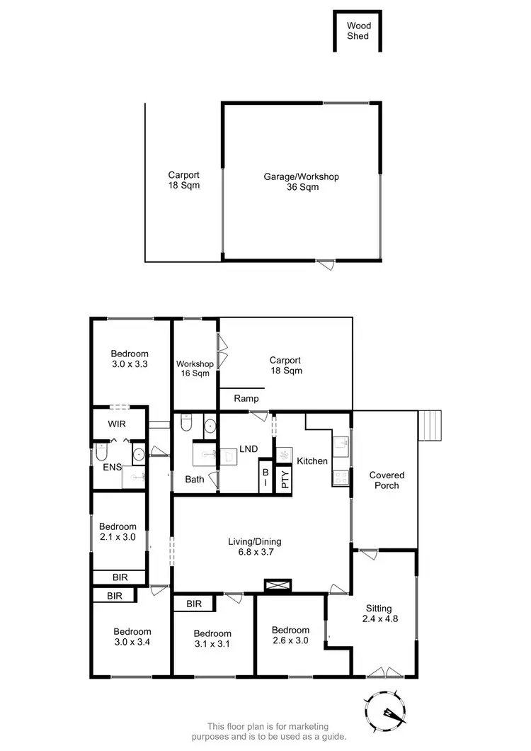 Floorplan of Homely house listing, 11 Hoffman Street, Midway Point TAS 7171