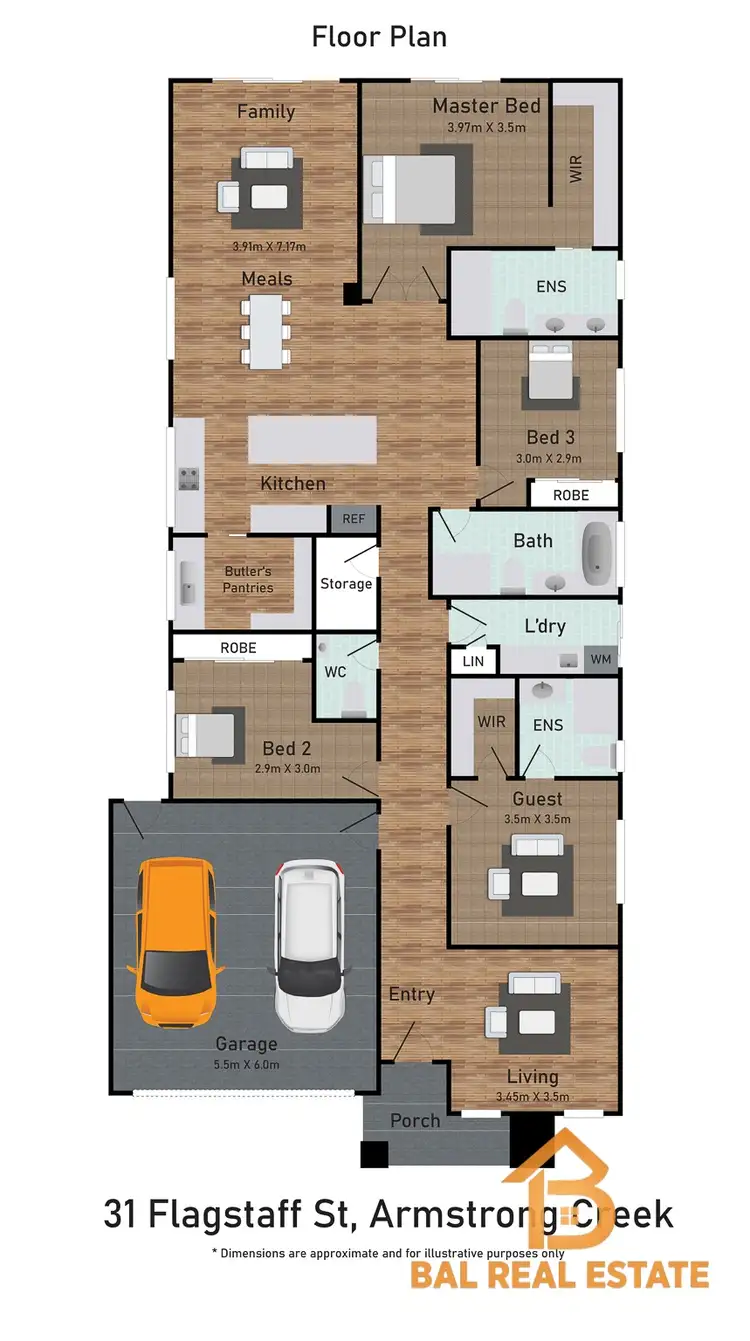 Floorplan of Homely house listing, 31 Flagstaff Street, Armstrong Creek VIC 3217