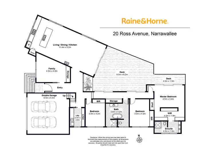 Floorplan of Homely house listing, 20 Ross Avenue, Narrawallee NSW 2539