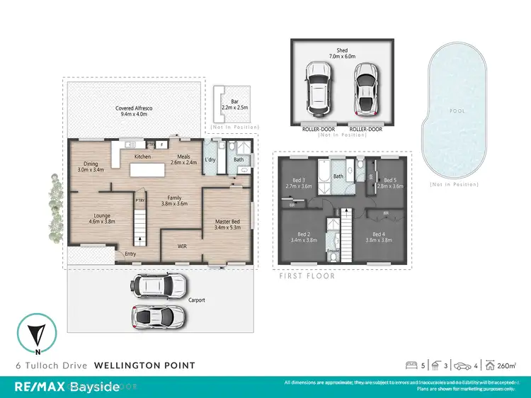 Floorplan of Homely house listing, 6 Tulloch Drive, Wellington Point QLD 4160