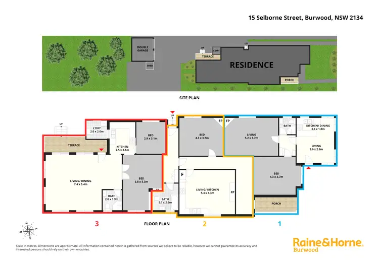 Floorplan of Homely house listing, 15 Selborne Street, Burwood NSW 2134