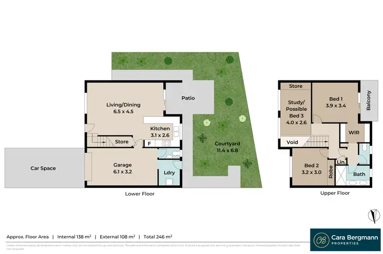 Floorplan of Homely townhouse listing, 105/18 Spano Street, Zillmere QLD 4034