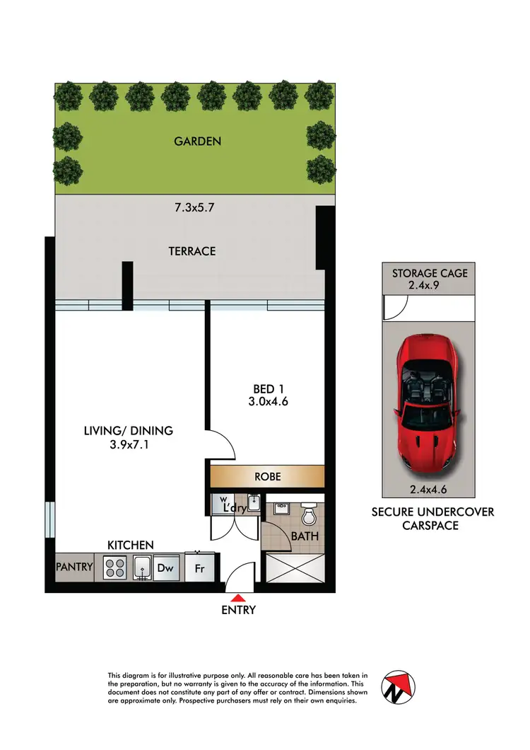 Floorplan of Homely apartment listing, AG03/91 Old South Head Road, Bondi Junction NSW 2022