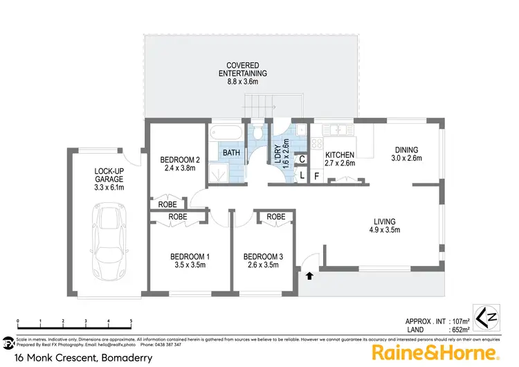 Floorplan of Homely house listing, 16 Monk Crescent, Bomaderry NSW 2541