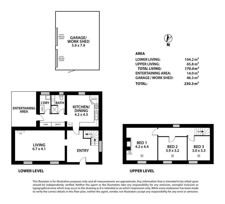 Floorplan of Homely house listing, 1/4 South Terrace, Strathalbyn SA 5255