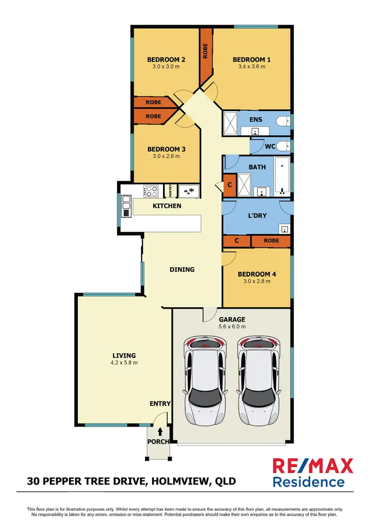 Floorplan of Homely house listing, 30 Pepper Tree Drive, Holmview QLD 4207