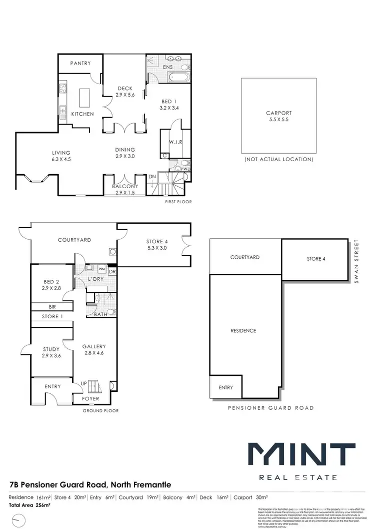 Floorplan of Homely house listing, 7b Swan Street, North Fremantle WA 6159