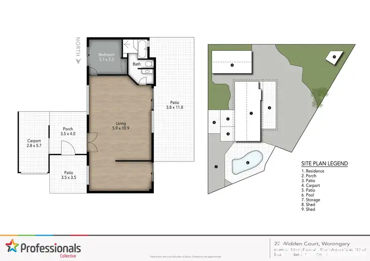 Floorplan of Homely house listing, 22 Widden Court, Worongary QLD 4213