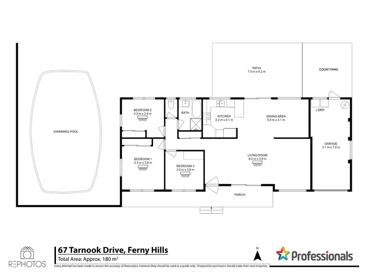 Floorplan of Homely house listing, 67 Tarnook Drive, Ferny Hills QLD 4055