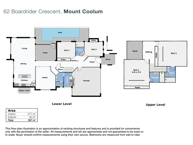 Floorplan of Homely house listing, 62 Boardrider Crescent, Mount Coolum QLD 4573