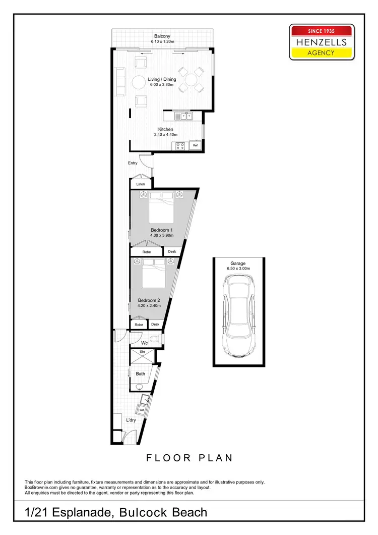 Floorplan of Homely unit listing, 1/21 Esplanade Bulcock Beach, Caloundra QLD 4551