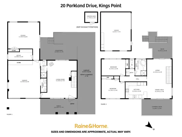 Floorplan of Homely house listing, 20 Parkland Drive, Kings Point NSW 2539