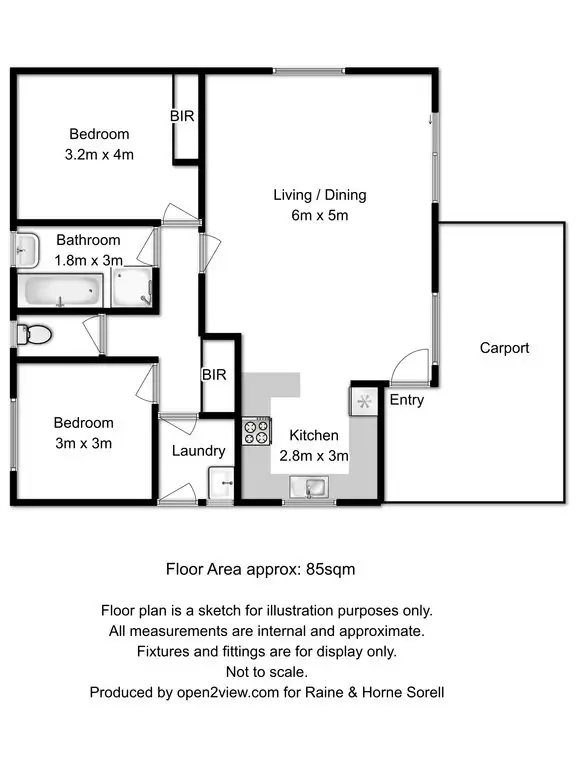 Floorplan of Homely unit listing, 1/133 Main Road, Sorell TAS 7172