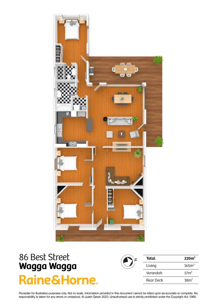 Floorplan of Homely house listing, 86 Best Street, Wagga Wagga NSW 2650