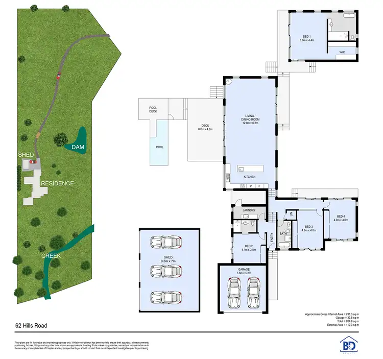 Floorplan of Homely house listing, 62 Hills Road, Closeburn QLD 4520