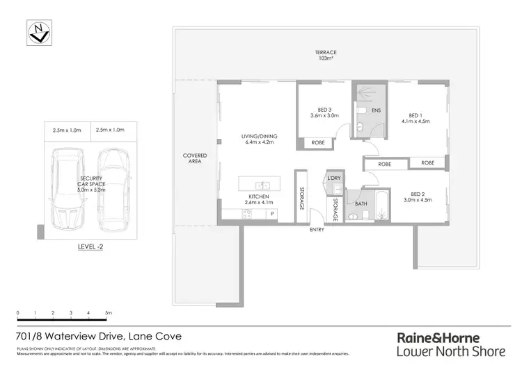 Floorplan of Homely apartment listing, 701/8 Waterview Drive, Lane Cove NSW 2066