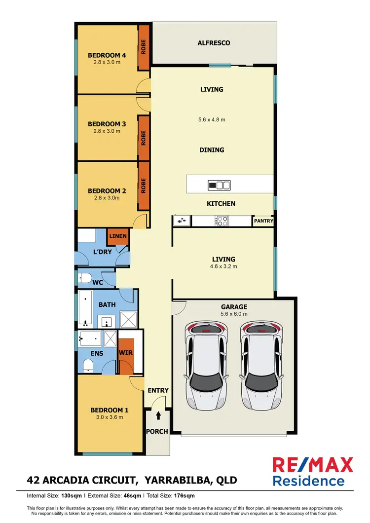 Floorplan of Homely house listing, 42 Arcadia Circuit, Yarrabilba QLD 4207