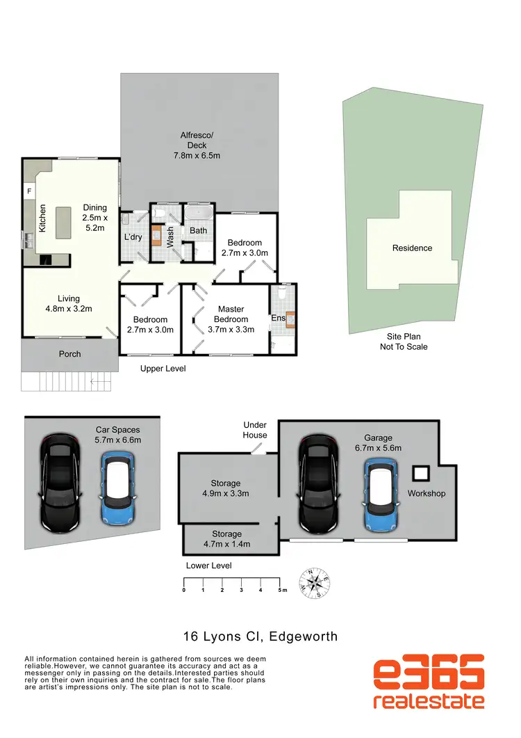 Floorplan of Homely house listing, 16 Lyons Close, Edgeworth NSW 2285