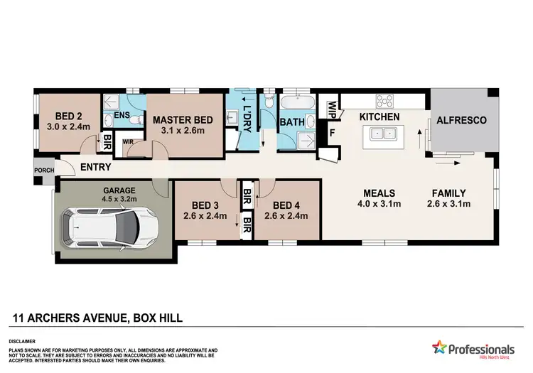 Floorplan of Homely house listing, 11 Arches Ave, Box Hill NSW 2765
