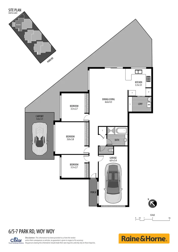 Floorplan of Homely villa listing, 6/5-7 Park Road, Woy Woy NSW 2256