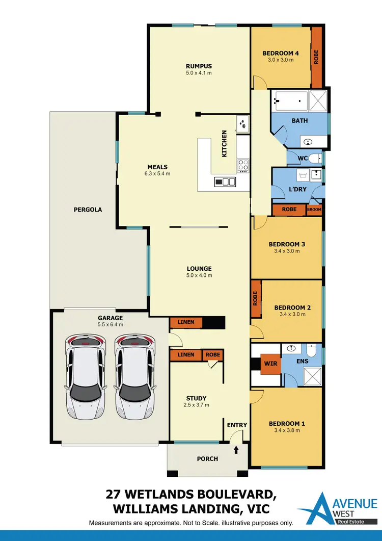 Floorplan of Homely house listing, 27 Wetlands Boulevard, Williams Landing VIC 3027