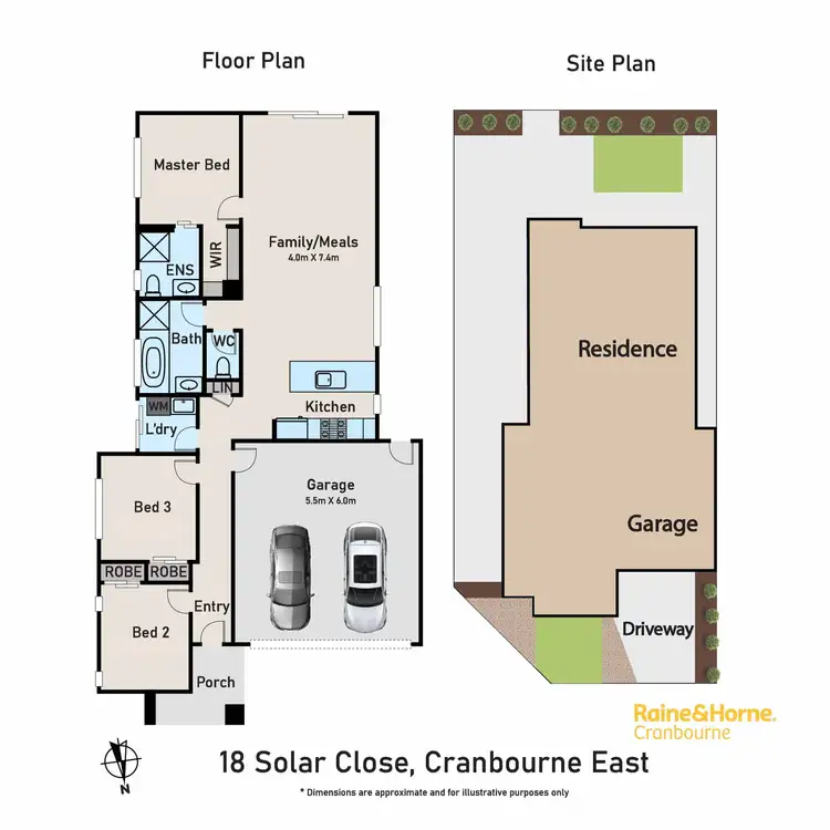 Floorplan of Homely house listing, 18 Solar Close, Cranbourne East VIC 3977